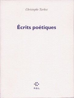 Écrits poétiques (9782846822831-front-cover)