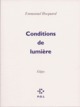 Conditions de lumière, Élégies (9782846822053-front-cover)