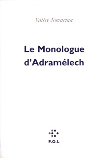 Le monologue d'Adramélech (9782846823012-front-cover)