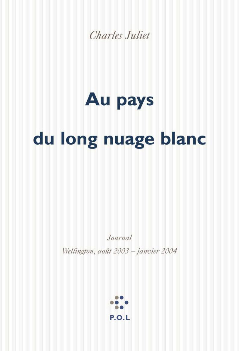 Au pays du long nuage blanc, Journal, Wellington août 2003 - janvier 2004 (9782846820585-front-cover)