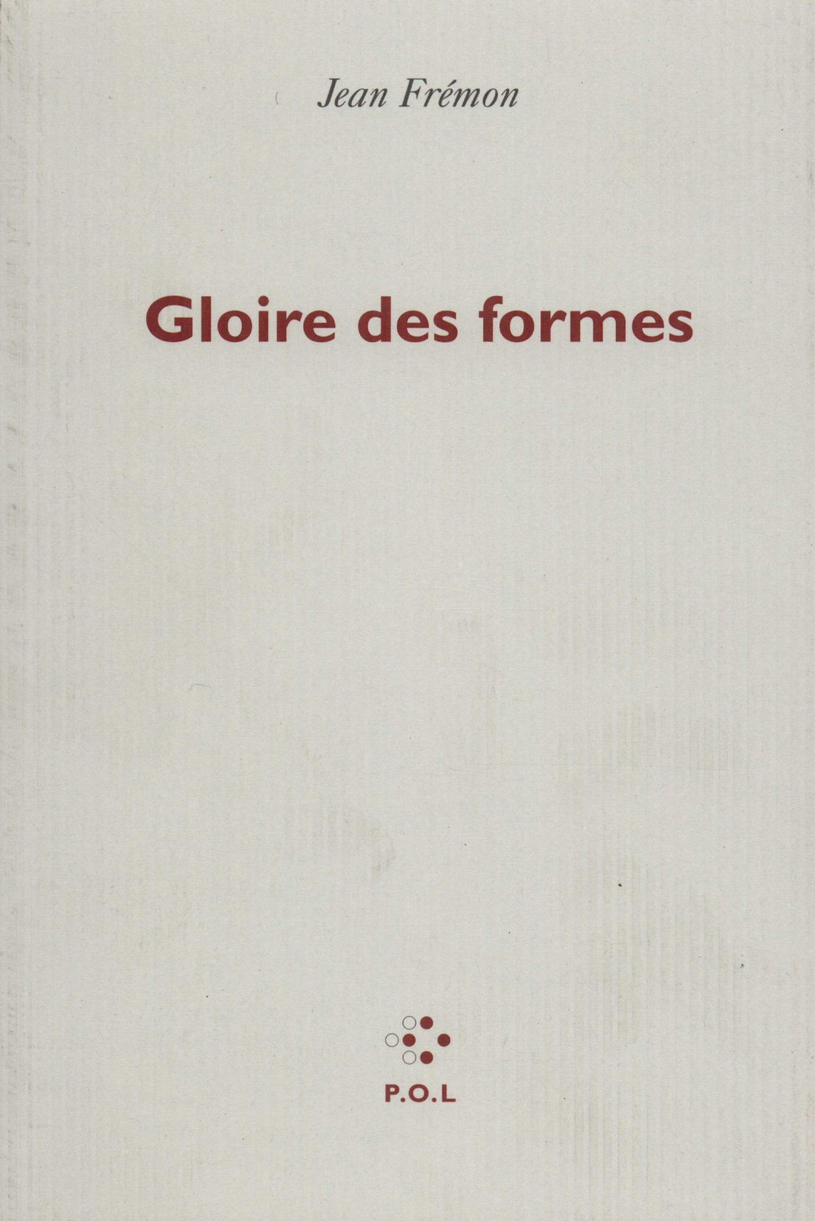 Gloire des formes (9782846821070-front-cover)