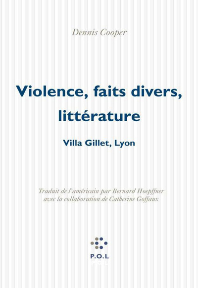 Violence, faits divers, littérature (9782846820134-front-cover)