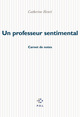 Un professeur sentimental, Carnet de notes (9782846820639-front-cover)