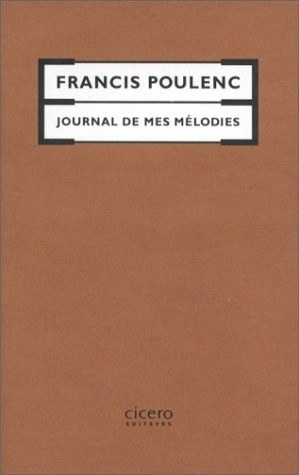 Journal de mes Mélodies (9782908369106-front-cover)