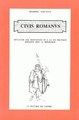 Civis Romanus, Initiation aux institutions et à la vie politique romaines sous la République (9782908304060-front-cover)