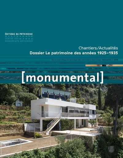 Monumental 2018-2 Le patrimoine des années 1925-1935 (9782757706480-front-cover)
