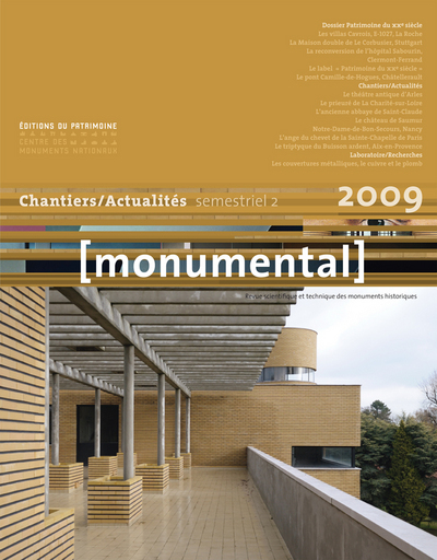 Monumental 2009-2 - Patrimoine au XXE (9782757700563-front-cover)