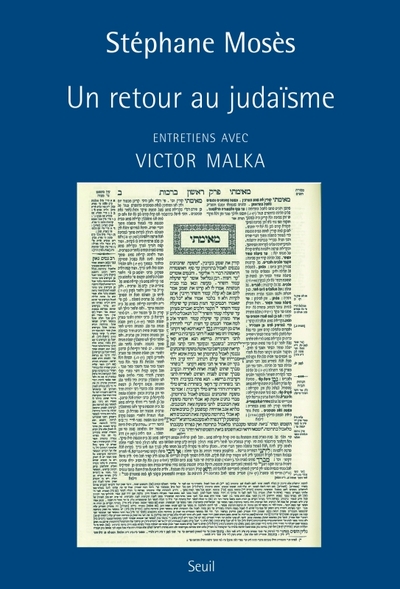 Un retour au judaïsme, Entretiens avec Victor Malka (9782020820936-front-cover)