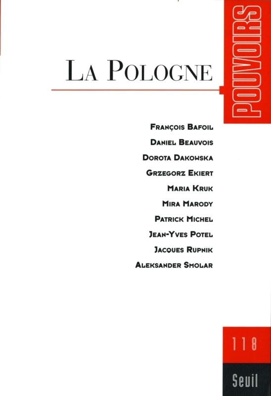 Pouvoirs, n° 118, La Pologne (9782020846288-front-cover)