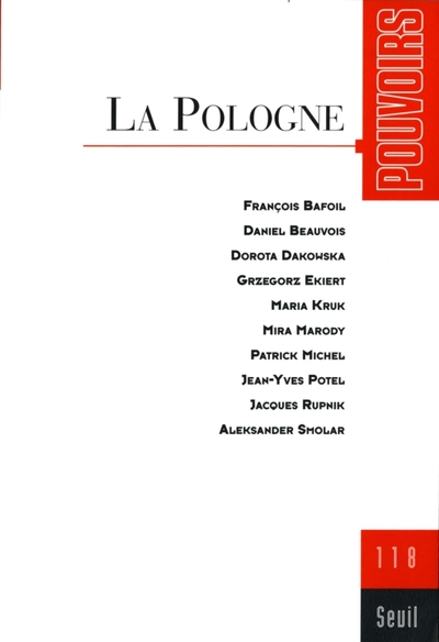 Pouvoirs, n° 118, La Pologne (9782020846288-front-cover)