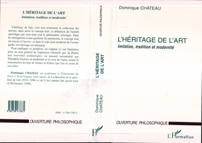 L'HÉRITAGE DE L'ART, Imitation, tradition et modernité (9782738473875-front-cover)