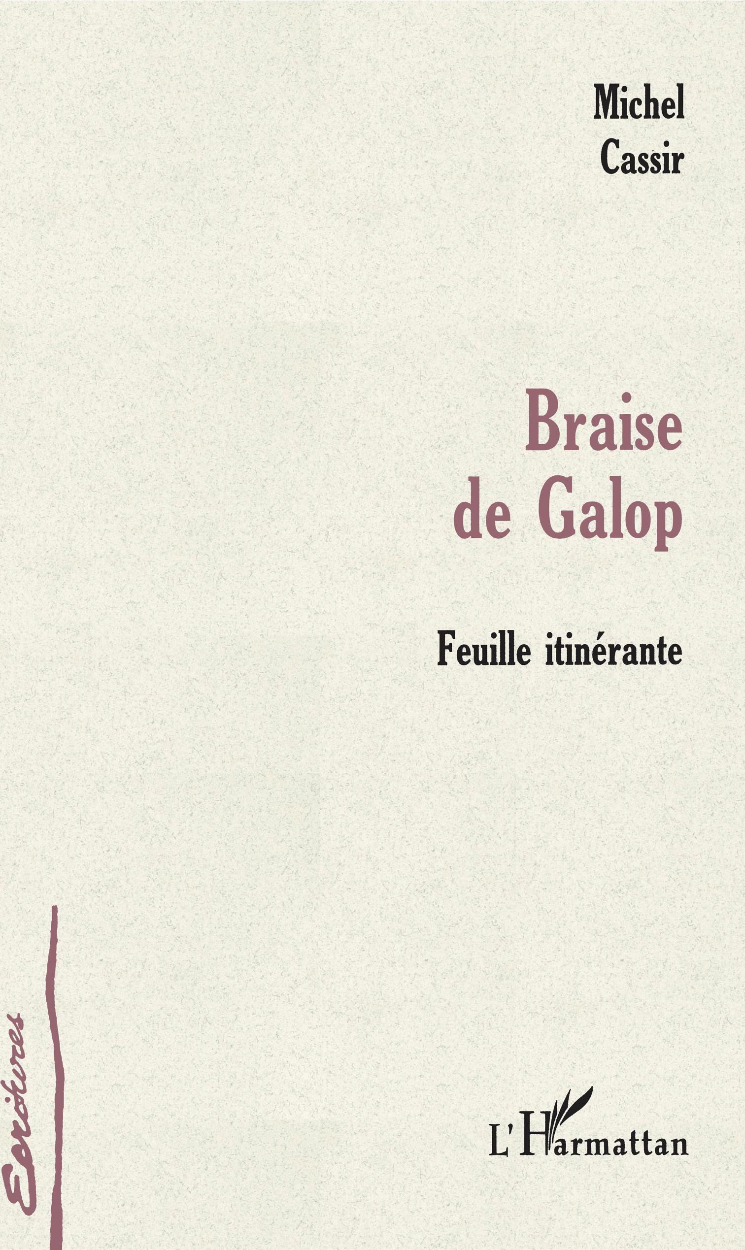 BRAISE DE GALOP, Feuille itinérante (9782738486578-front-cover)