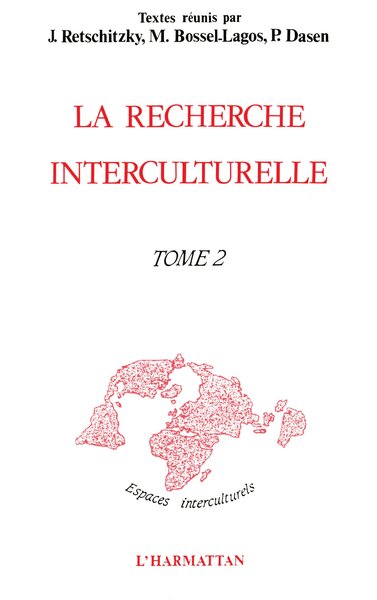 La recherche interculturelle, Tome 2 (9782738403469-front-cover)