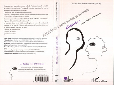 Altérités : entre visible et invisible (9782738471062-front-cover)