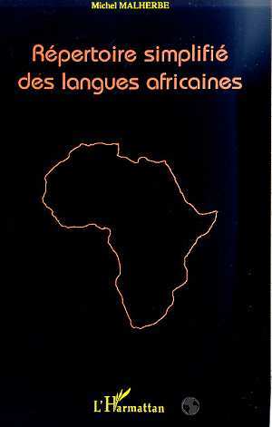 REPERTOIRE SIMPLIFIE DES LANGUES AFRICAINES (9782738485588-front-cover)