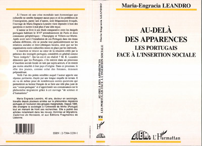 Au-delà des apparences, Les Portugais face à l'insertion sociale (9782738432308-front-cover)