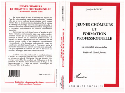 Jeunes chômeurs et formation professionnelle, La rationalité mise en échec (9782738452672-front-cover)