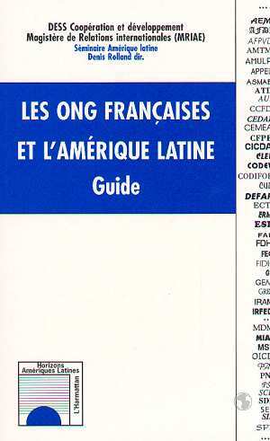 Les ONG françaises et l'Amérique Latine, Guide (9782738450678-front-cover)