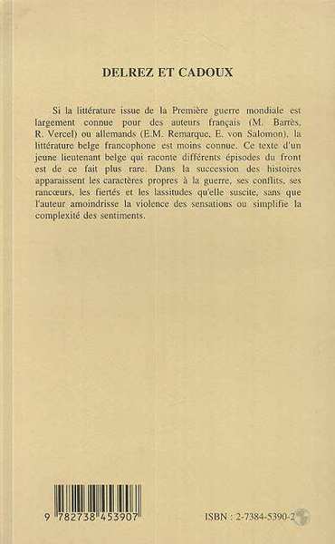 Delrez et Cadoux (9782738453907-back-cover)