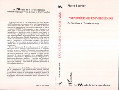 L'ouvriérisme universitaire, Du Sublime à l'Ouvrier-masse (9782738419828-front-cover)
