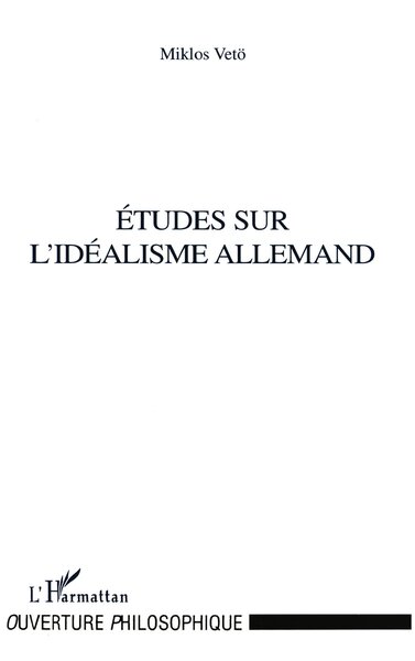 Études sur l'idéalisme Allemand (9782738468086-front-cover)
