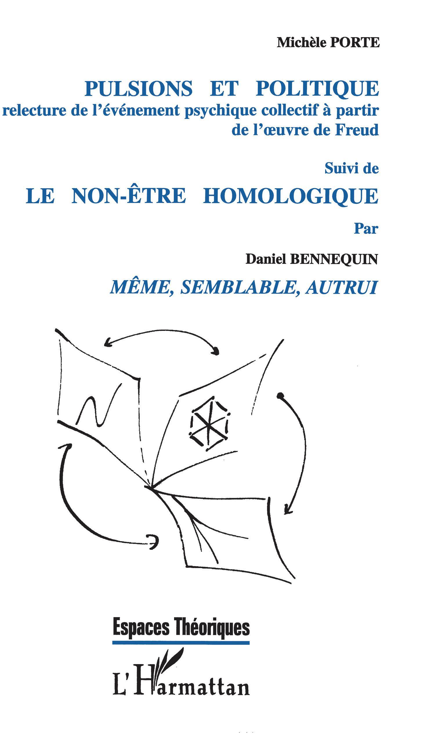 Pulsions et Politique, Une relecture de l'événement psychique collectif à partir de l'oeuvre de Freud - Suivi de " Le non-être h (9782738460752-front-cover)