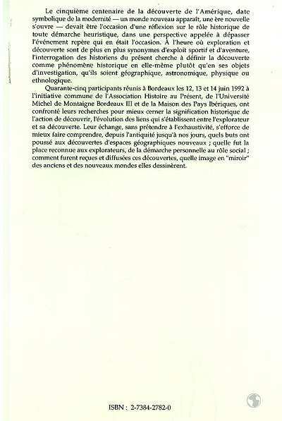 Découvertes et explorateurs (9782738427823-back-cover)