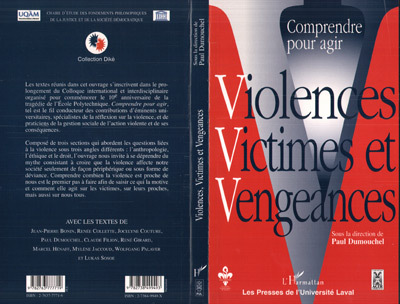 COMPRENDRE POUR AGIR, Violences, victimes et vengeances (9782738499493-front-cover)