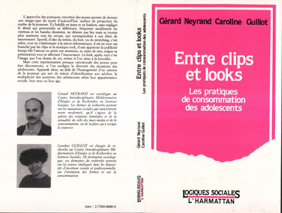 Entre clips et looks - Les pratiques et consommation des adolescents (9782738406002-front-cover)