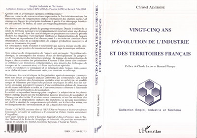 Vingt-cinq ans d'évolution de l'industrie et des territoires français (9782738451378-front-cover)