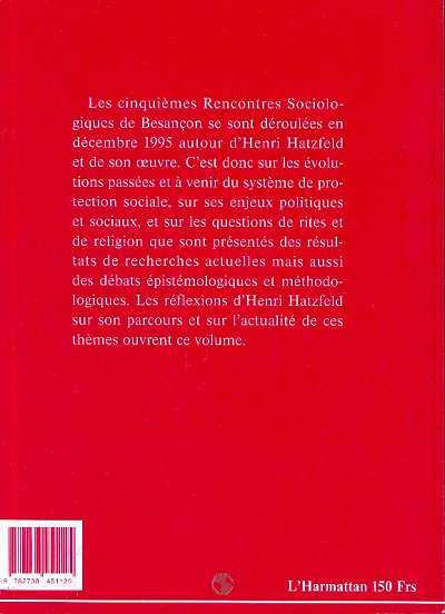 Utinam, AUTOUR D'HENRI HATZFELD, Comment peut-on être socio-anthropologue ? (9782738451125-back-cover)