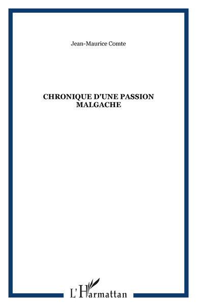 Chronique d'une Passion Malgache (9782738460080-front-cover)