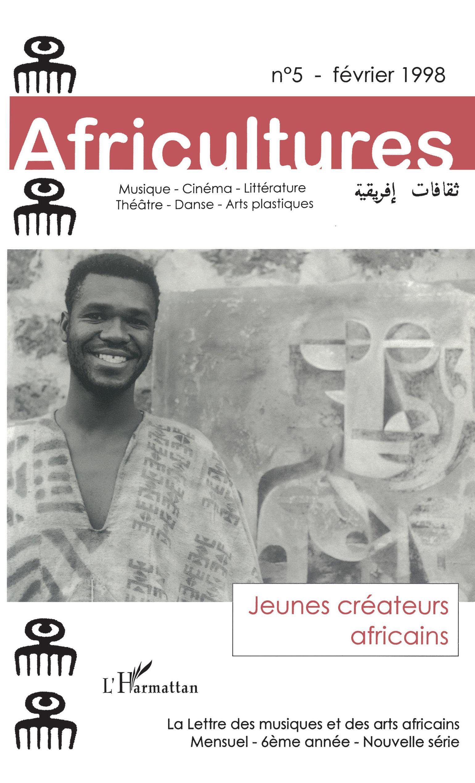 Africultures, Jeunes créateurs africains (9782738462046-front-cover)