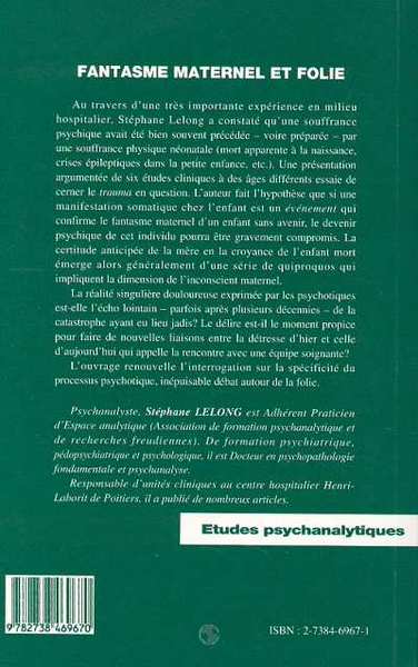 Fantasme Maternel et Folie (9782738469670-back-cover)