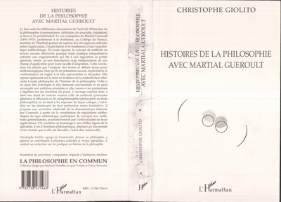 HISTOIRES DE LA PHILOSOPHIE AVEC MARTIAL GUEROULT (9782738475466-front-cover)