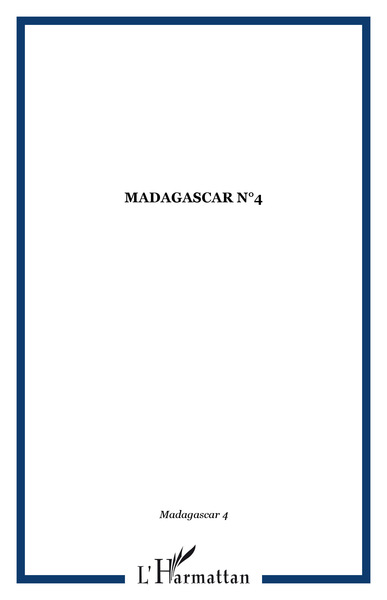 Madagascar, Madagascar Océan Indien n°4 (9782738408969-front-cover)