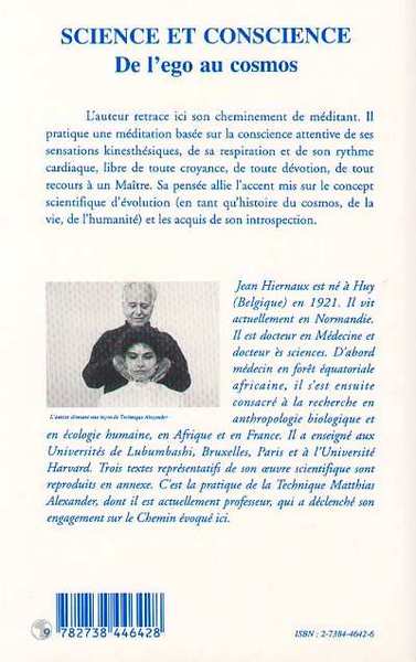 Science et conscience, De l'ego au cosmos (9782738446428-back-cover)