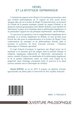 HEGEL ET LA MYSTIQUE GERMANIQUE (9782738482235-back-cover)