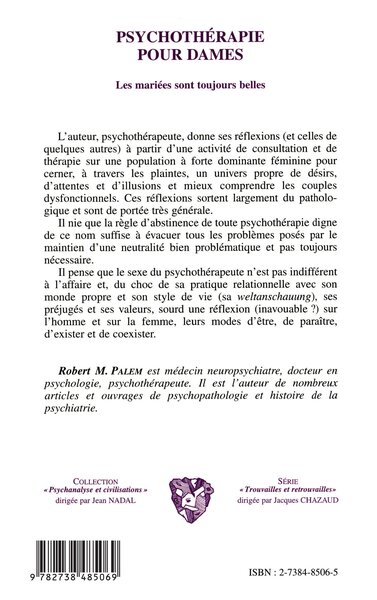 PSYCHOTHERAPIE POUR DAMES, Les mariées sont toujours belles (9782738485069-back-cover)