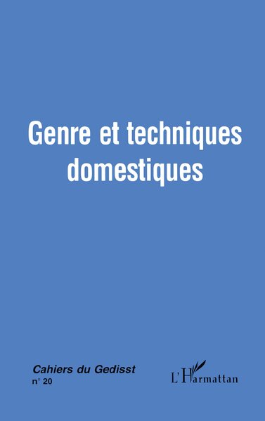 Cahiers du Genre, GENRE ET TECHNIQUES DOMESTIQUES (9782738463463-front-cover)