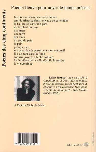 Poème fleuve pour noyer le temps présent (9782738431561-back-cover)