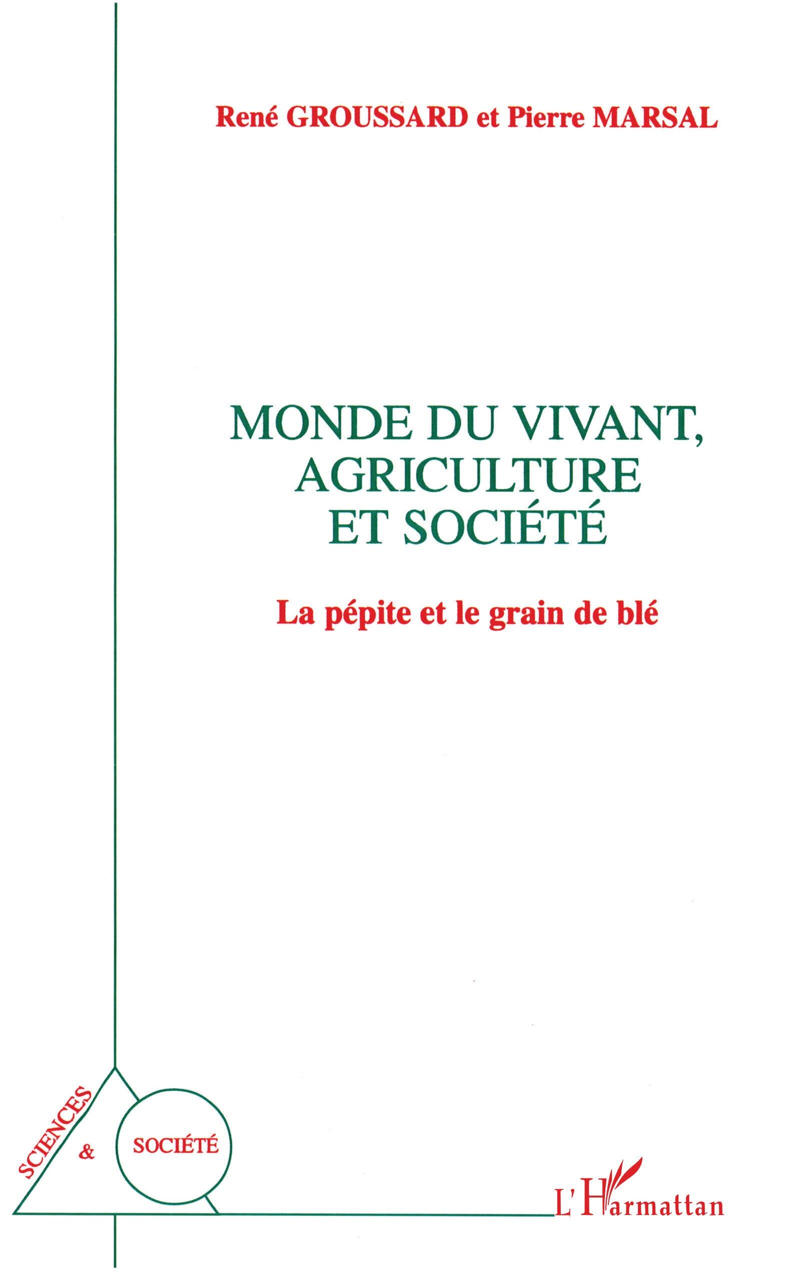 Monde du Vivant, Agriculture et Société (9782738466587-front-cover)