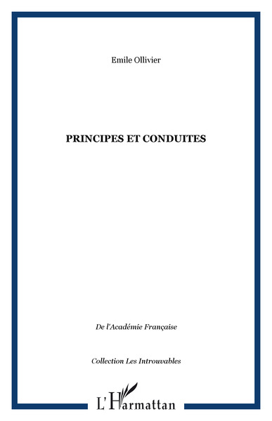 Principes et conduites (9782738453952-front-cover)