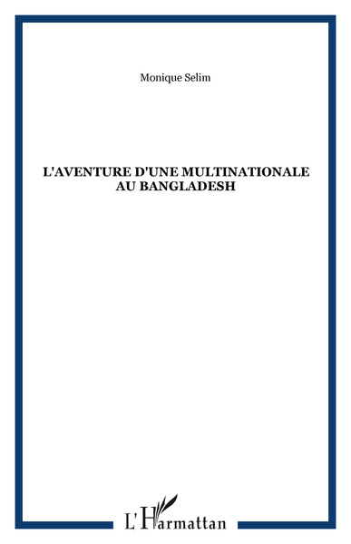 L'aventure d'une multinationale au Bangladesh (9782738409850-front-cover)
