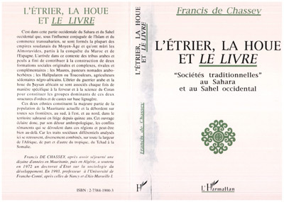 L'étrier, la houe et le livre, Sociétés traditionnelles, au Sahara et au Sahel occidental (9782738419002-front-cover)