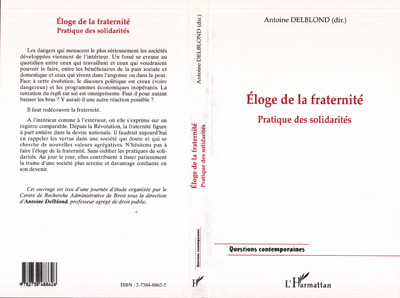 ELOGE DE LA FRATERNITE, Pratique des solidarités (9782738488626-front-cover)