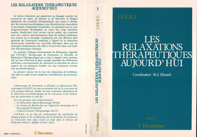 Les relaxations thérapeutiques aujourd'hui, Vol. 1 (9782738401823-front-cover)