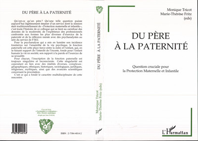 Du père à la paternité, Question cruciale pour la Protection Maternelle et Infantile (9782738440143-front-cover)