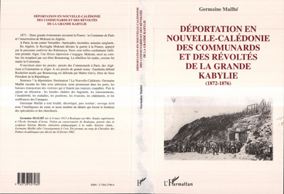 Déportation en Nouvelle-Calédonie des communards et des révoltés de la Grande Kabylie (1872-1876) (9782738427960-front-cover)