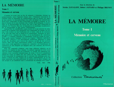 La Mémoire, Tome 1 : Mémoire et cerveau (9782738402554-front-cover)